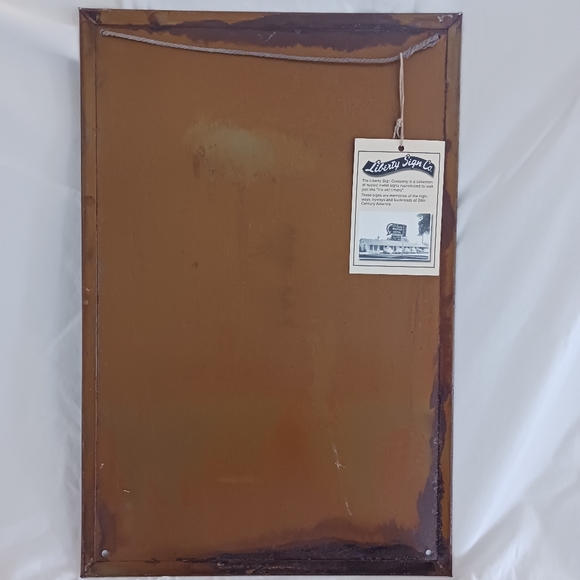 Vintage rusted metal sign reproduced to look like " the old timers" - Picture 3 of 4